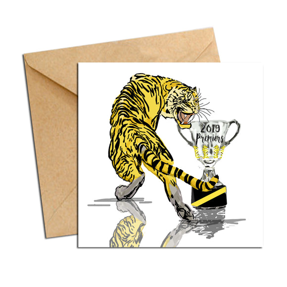 Card - AFL Tigers Premiers 2019