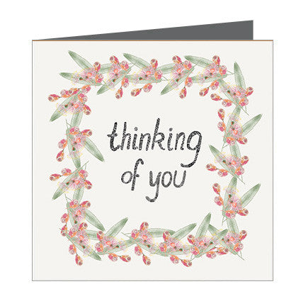Card - Thinking of You - Ring of Gum nuts