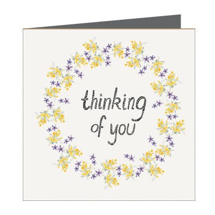 Card - Thinking of You - Ring of Wattles