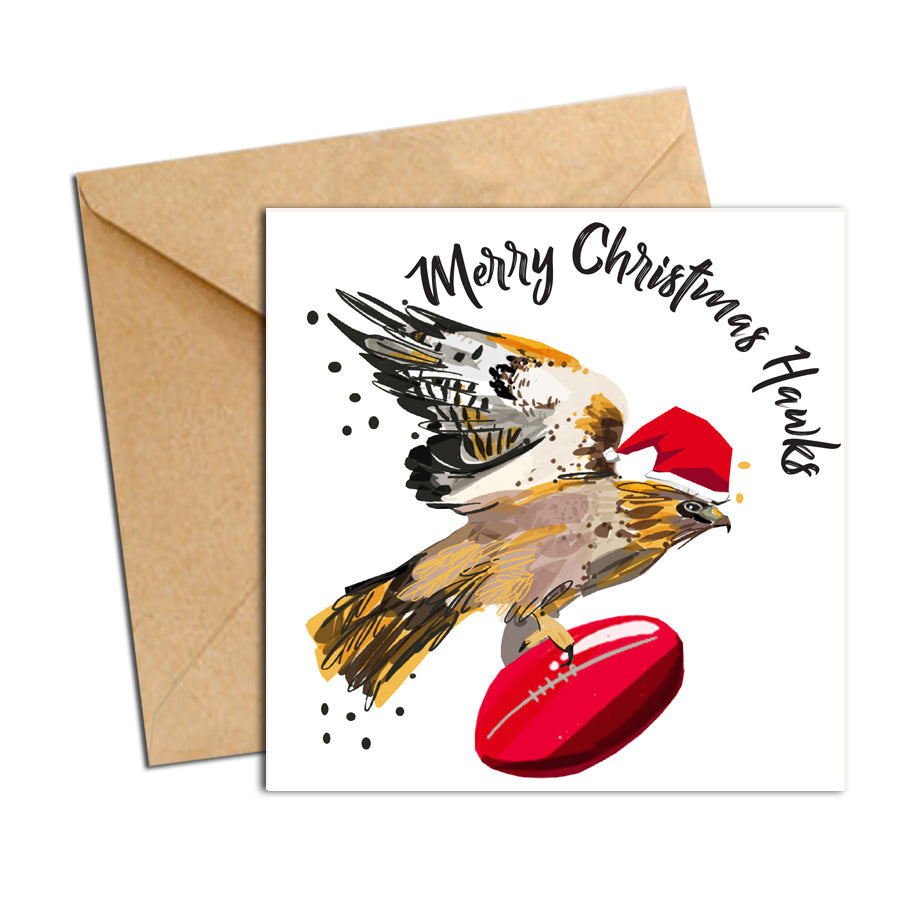 Card - Xmas Hawks